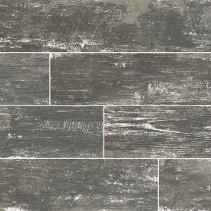 Silver Vintage Porcelain Wood Look Tile