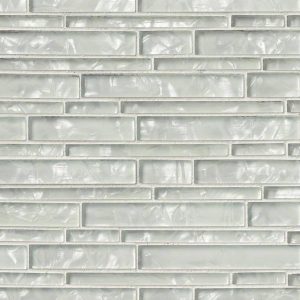 Akoya Interlocking Pattern 8mm Glass Backsplash Tile