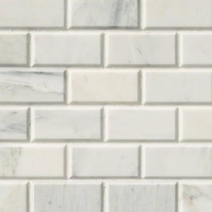 Arabescato Carrara Subway Tile 2x4