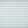 Arctic Ice 3x6x8mm Glass Subway Tile