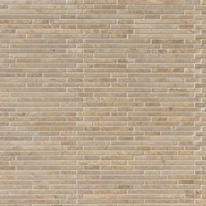 Crema Ivy Bamboo Stone Pattern in 12x12 Mesh