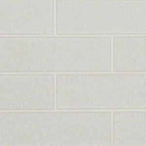 Frosted Icicle Glass Subway Backsplash Tile 3x9