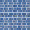 Hawaiian Blue 1x1x4mm Staggered  Glass Tile