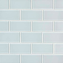 Ice Subway 2x4x8mm Glass Tile