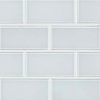 Ice Subway Tile 4x12 Glass Tile