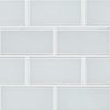 Ice Subway 2x4x8mm Glass Backsplash Tile