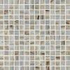 Luxe Interlocking Pattern 8mm Glass Tile