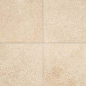 Ivory Travertine 6x6 Honed And Beveled Tile - Travertine Backsplash