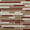 Savoy Picket Pattern 8mm Glass Backsplash Tile