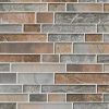 Taos Picket Pattern 8mm Glass Backsplash Tile